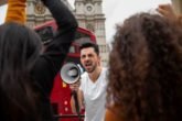 Close Up Angry Man Protest 2