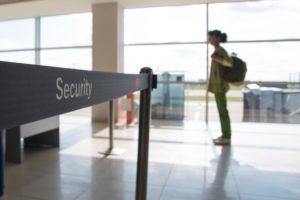 Securitycheckofluggageandpassengersintheairport