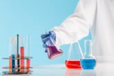 Experiments In A Chemistry Lab Conducting An Experiment In The Laboratory