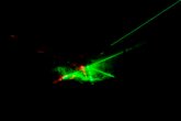 Abstract Optical Laser Horizontal Background